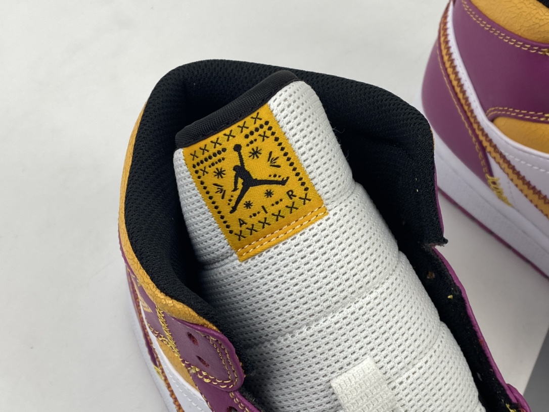 280 Air Jordan 1 Mid AJ1 乔1 中帮百搭休闲运动板鞋 DD3235-100