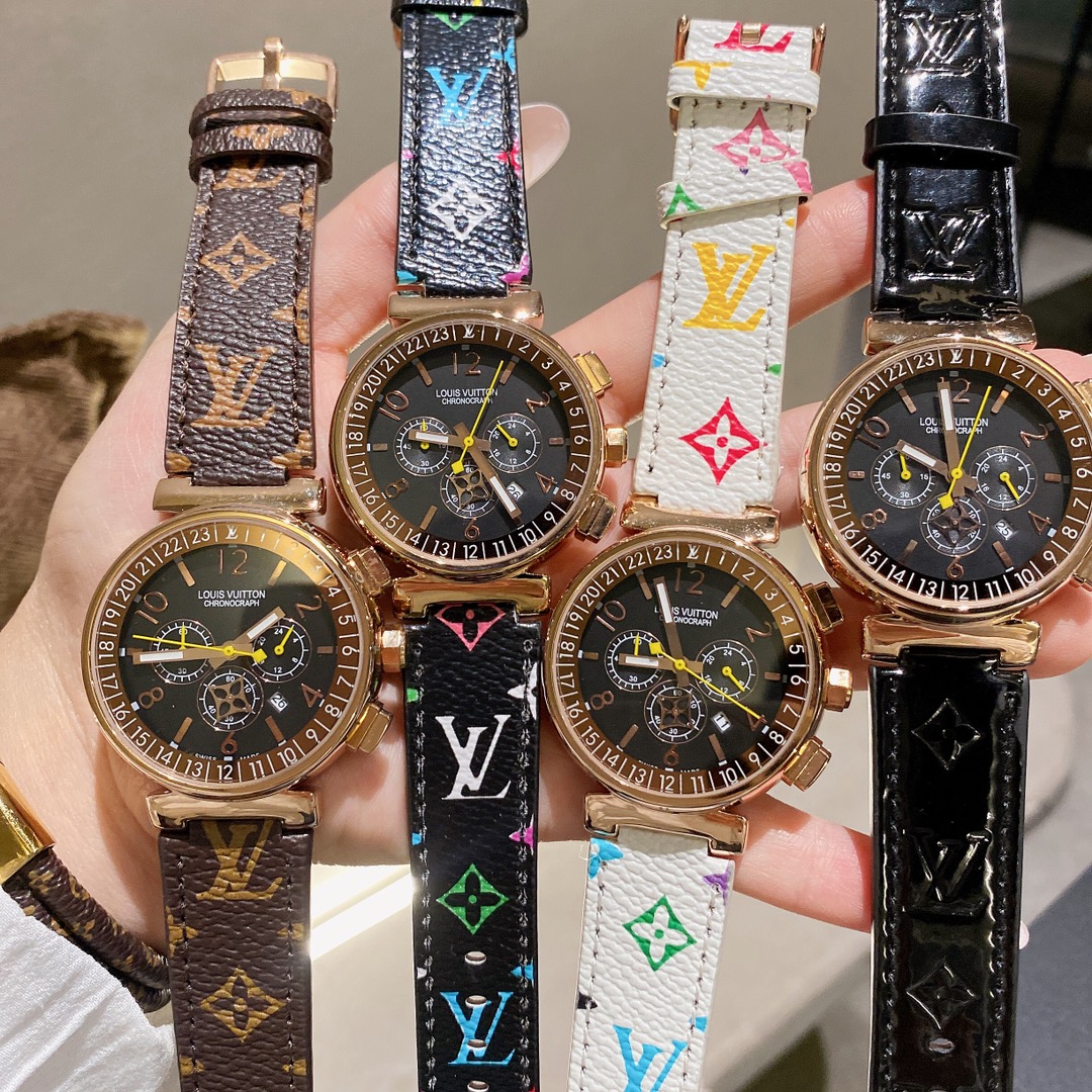 “Stylish Louis Vuitton Women’s Stone Watch with High-End Design and Versatile Fashion Accessories” - 图片 6