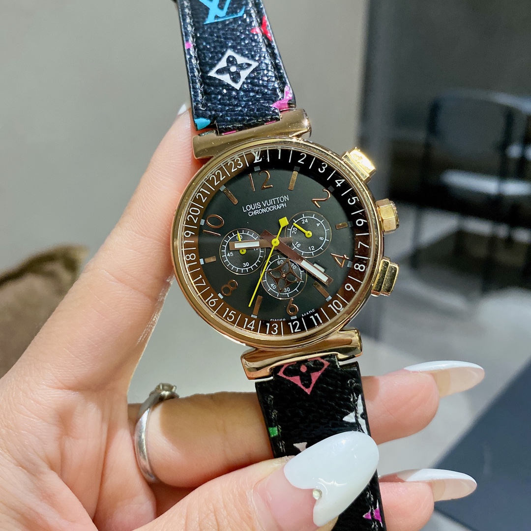 “Stylish Louis Vuitton Women’s Stone Watch with High-End Design and Versatile Fashion Accessories” - 图片 3