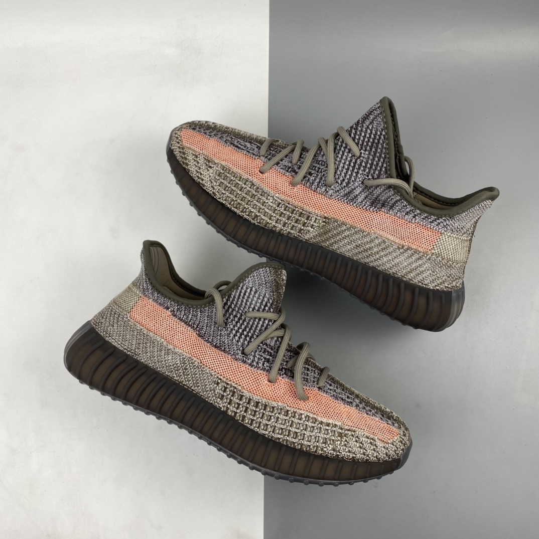 240 Adidas Yeezy 350 Boost V2 “Ash Stone”阿迪达斯椰子350百搭轻便爆米花中底休闲运动慢跑鞋 火山灰 GW0089