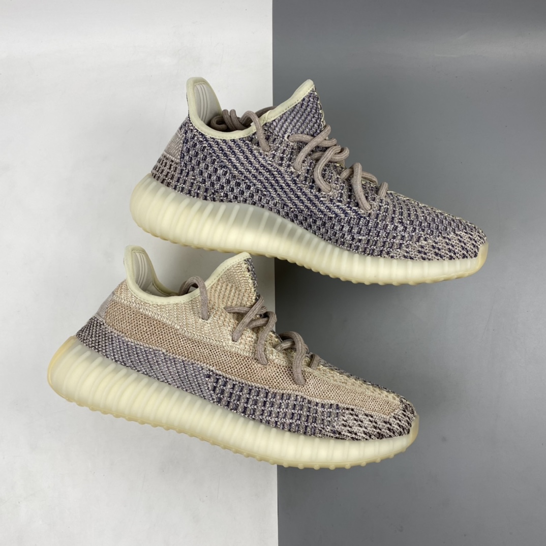 240 Adidas Yeezy 350 Boost V2“Ash Pearl”阿迪达斯椰子350百搭轻便爆米花中底休闲运动慢跑鞋 灰珍珠 GY7658