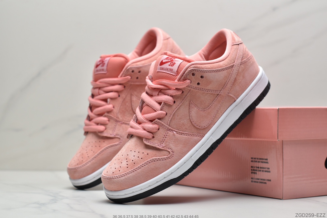 290 耐克NIKE SB DUNK LOW PRO 蜜桃粉 CV1655-600