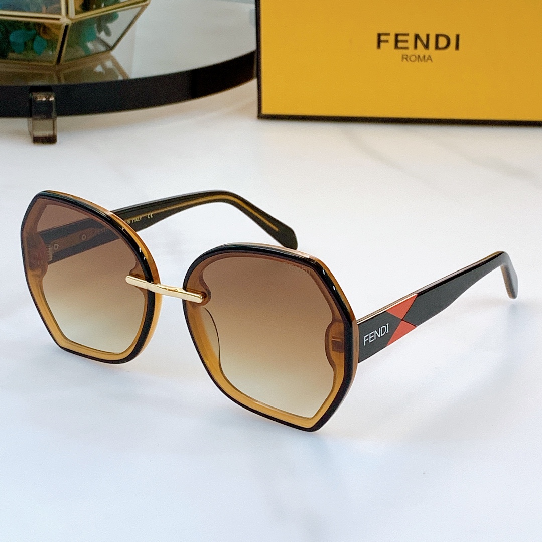 Fendi Òculos de Sol Fashion