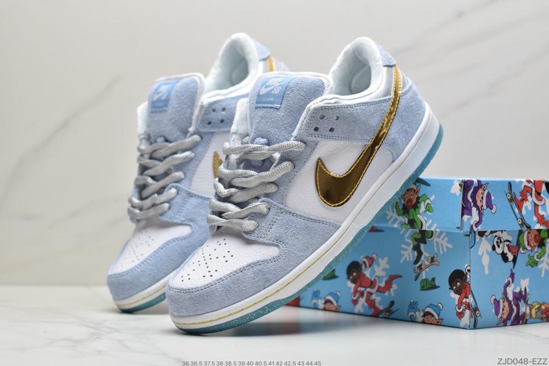240 耐克Sean Cliver x SB Dunk Low Pro QS 冬季情人节 DC9936-100