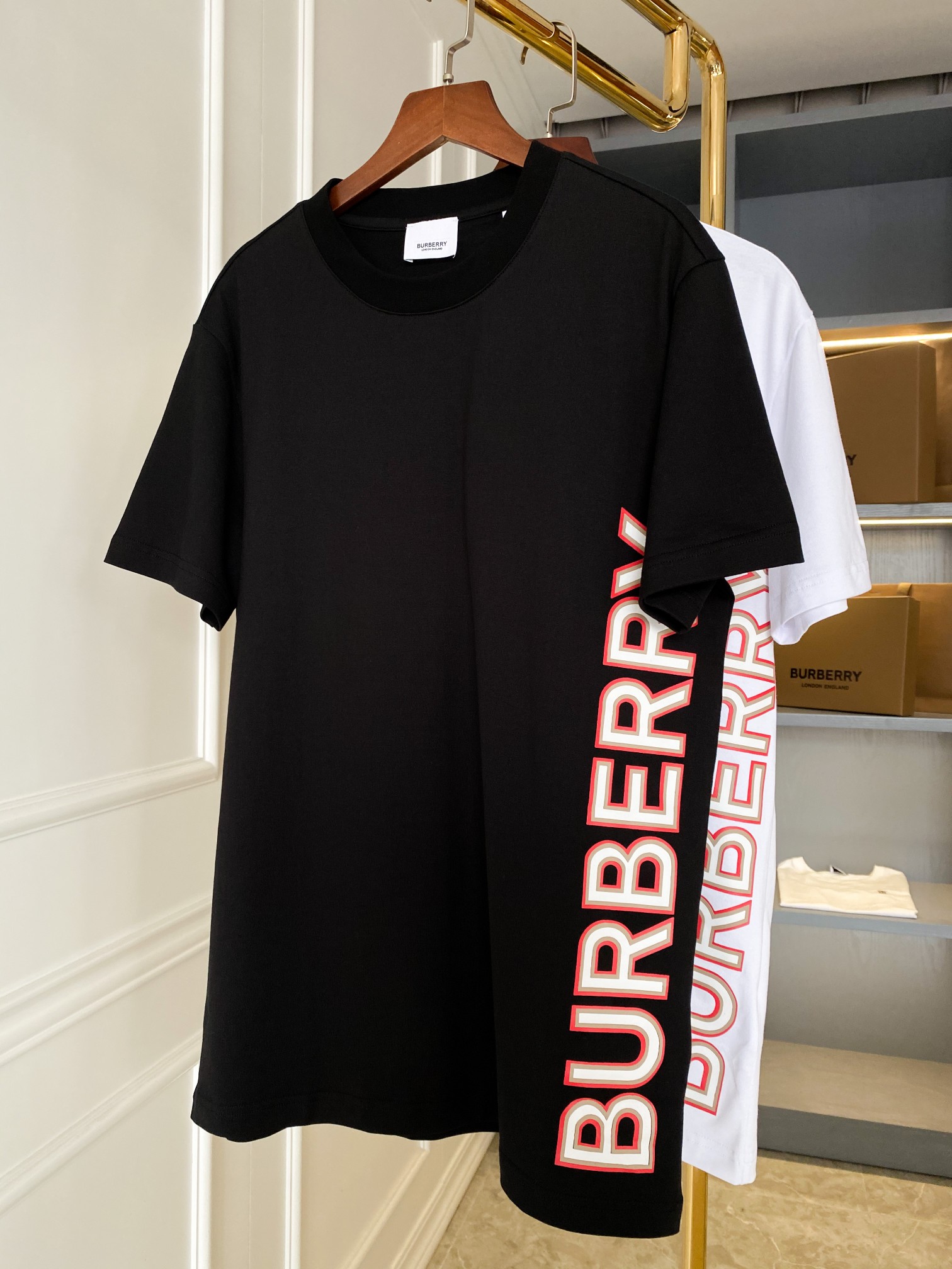 🅱️ Camiseta de algodón con logo estampado, ¡una buena compra que se necesitaba desde hace mucho tiempo! ¡Camiseta de a…