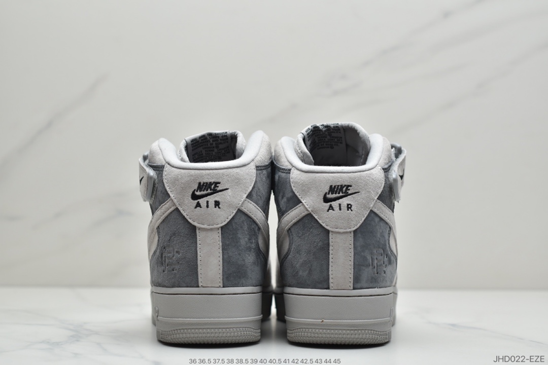 200 空军卫冕冠军联名款 Nike Air Force1 Mid x Reigning Champ 空军一号中帮运动休闲板鞋807618-200