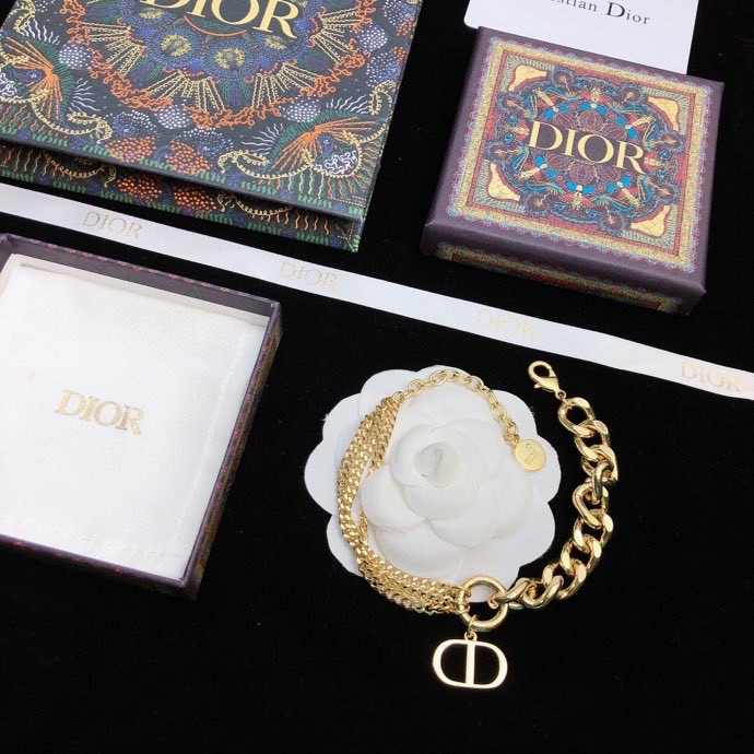 Dior Jewelry Bracelet Yellow Brass