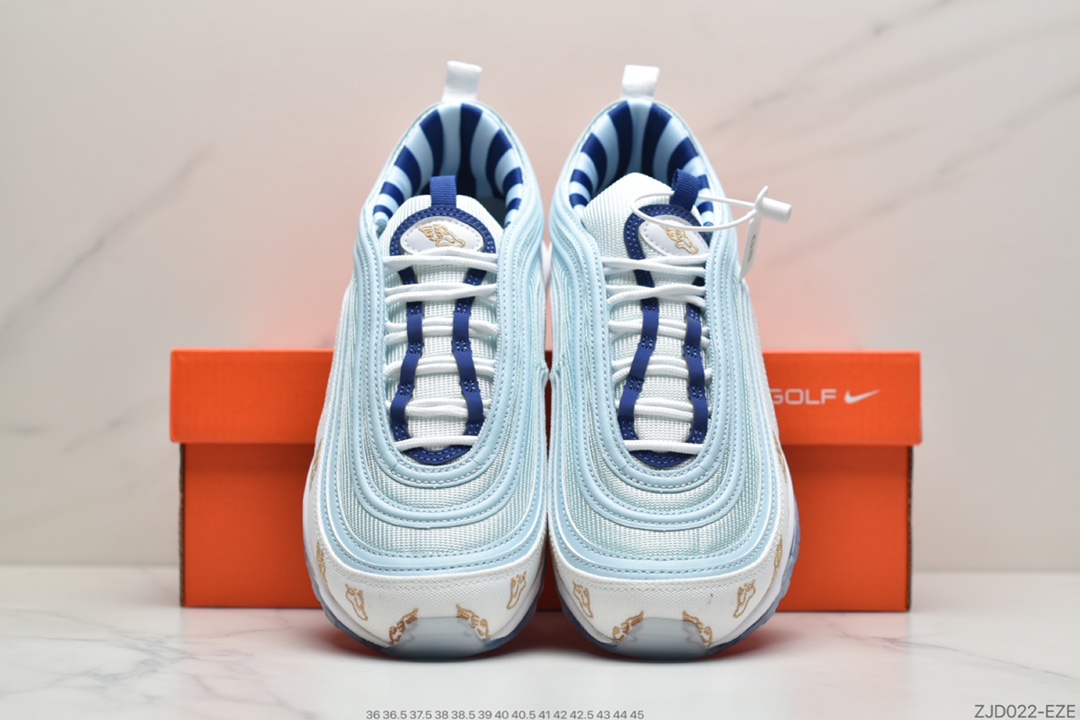 240 耐克Nike Air Max 97 Golf 高尔夫经典跨界子弹头气垫跑鞋 CK1220-100-莆田鞋,莆田鞋货源,高仿鞋,高仿鞋货源,安福档口,莆田高仿鞋,莆田鞋批发,高仿鞋批发,莆田高仿运动鞋,高仿运动鞋,莆田运动鞋 240 耐克Nike Air Max 97 Golf 高尔夫经典跨界子弹头气垫跑鞋 CK1220-100