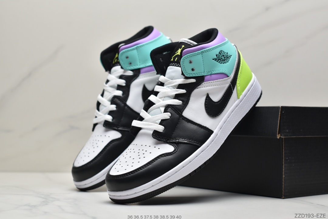 250 Air Jordan AJ1 MID 内置全掌气垫554725-175