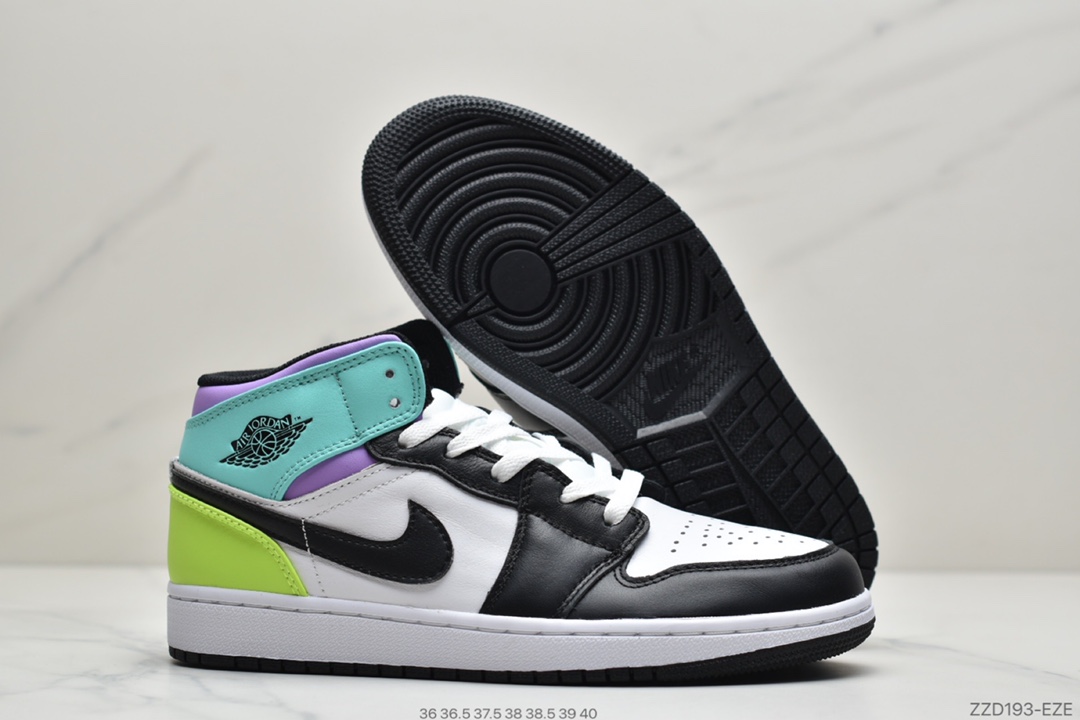 250 Air Jordan AJ1 MID 内置全掌气垫554725-175