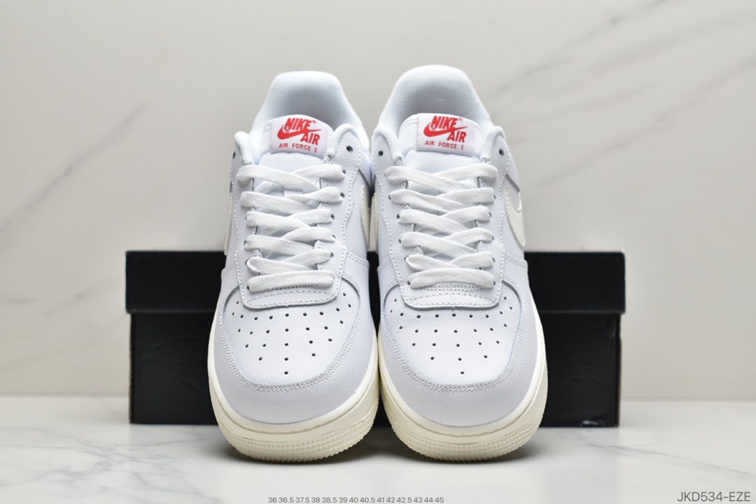 160 耐克Nike Air Force 1 Af1 Valentine“SDAY’ “ 白红爱心情人节限定 ”空军一号低帮时尚休闲运动板鞋  DD7117-100