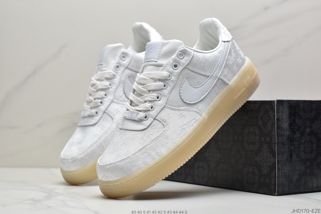 190 Fragment Design x Nike Air Force 1 Premium”Game Black”空军一号AO9286-100