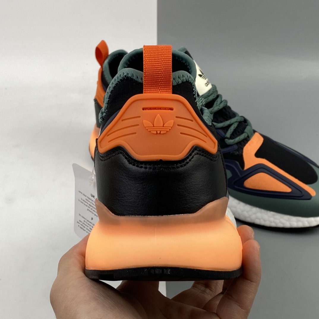 240 Ad ZX 2K Boost 网纱针织呼吸面套脚休闲运动慢跑鞋 FZ0218