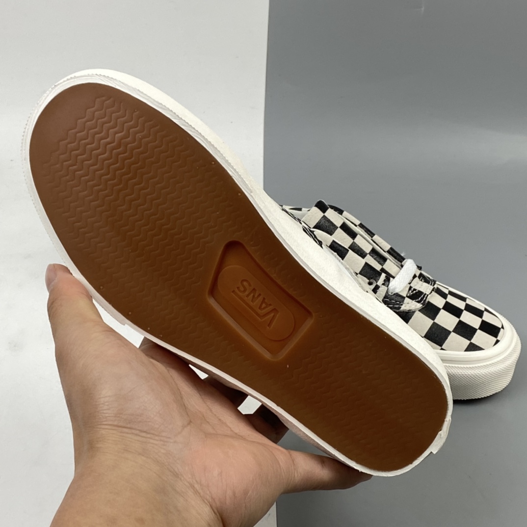 170 Vans Acer Ni SP 麂皮拼接棋盘格 安纳海姆经典系列复古硫化帆布鞋 VN0A4UWY01U