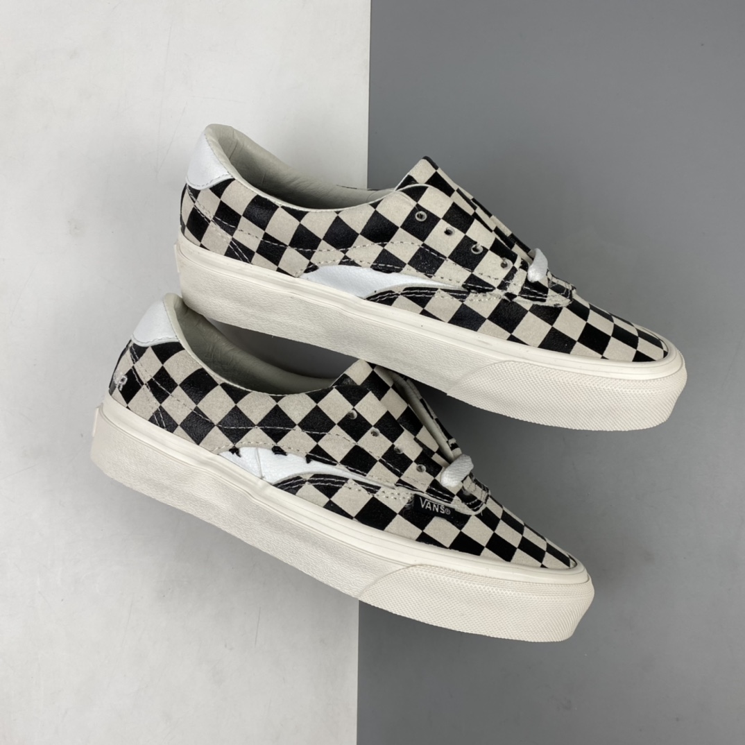 170 Vans Acer Ni SP 麂皮拼接棋盘格 安纳海姆经典系列复古硫化帆布鞋 VN0A4UWY01U