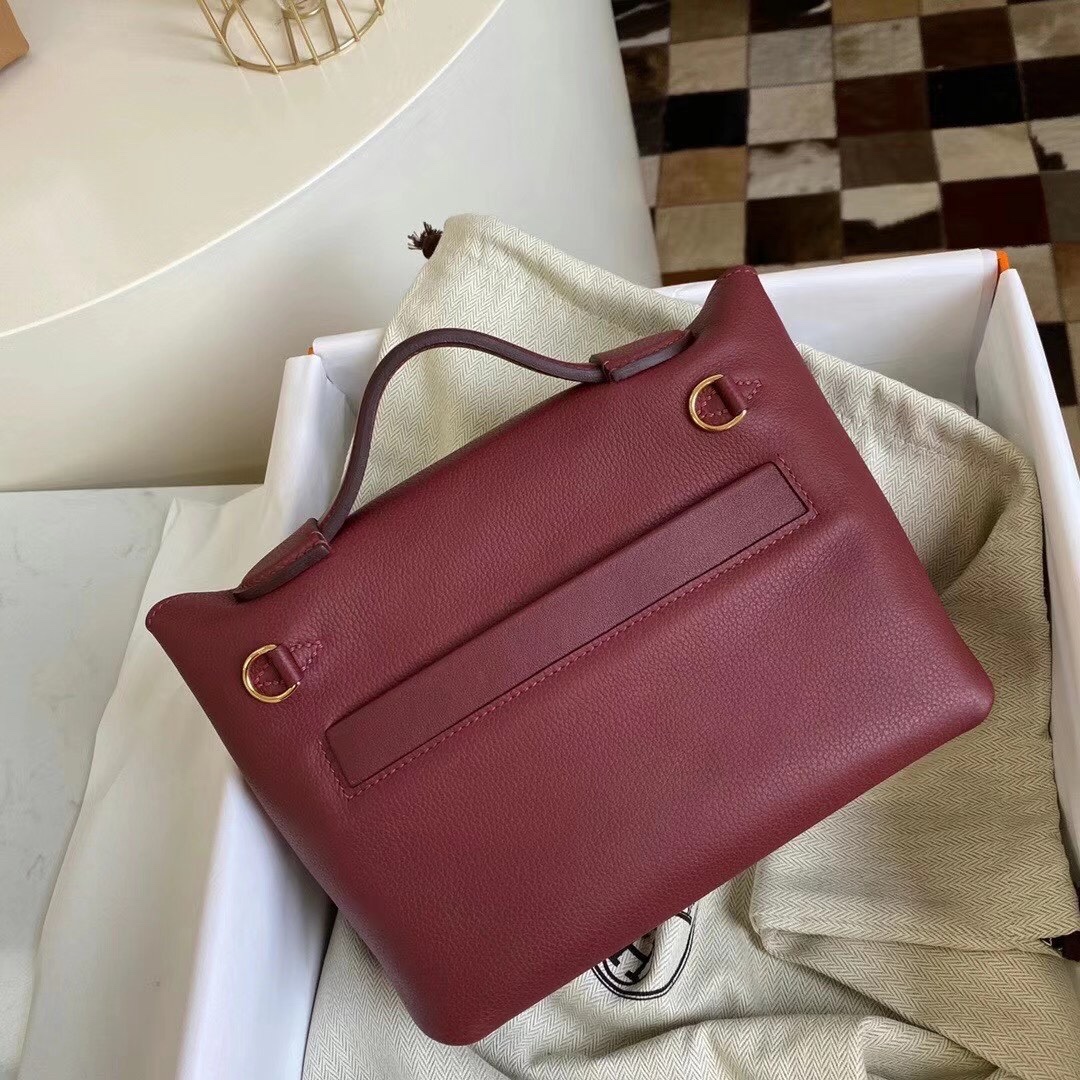 Mini 2424 Evercolor K1 Pomegranate Red Gold Buckle Bag - Retro Charm 5 i1616393405 9698 4