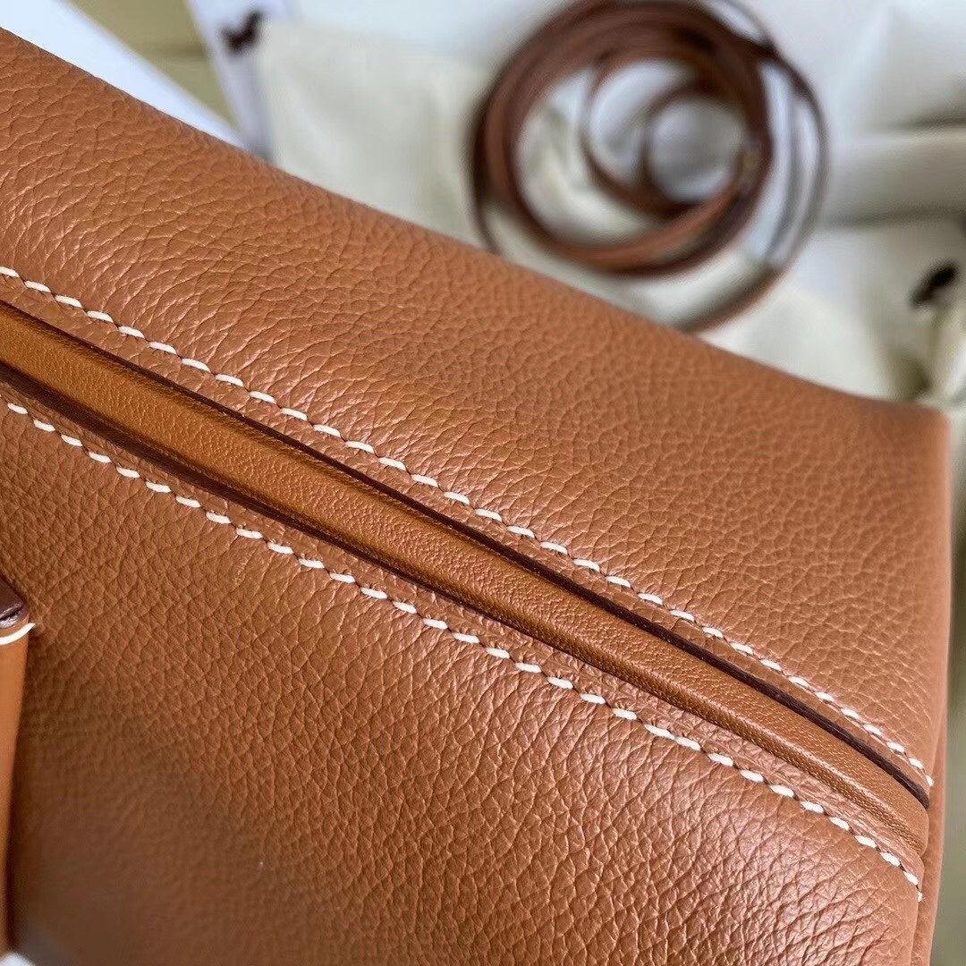 Mini 2424 Evercolor Gold Brown Bag with Gold Hardware - Retro Style 4 i1616394013 6379 2