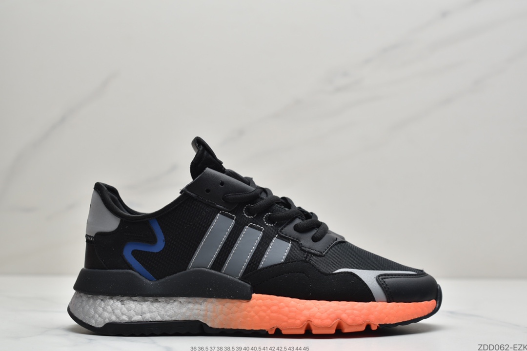 230 阿迪达斯Adidas Nite Jogger 2020 Boost联名夜行者复古跑鞋 FY3686