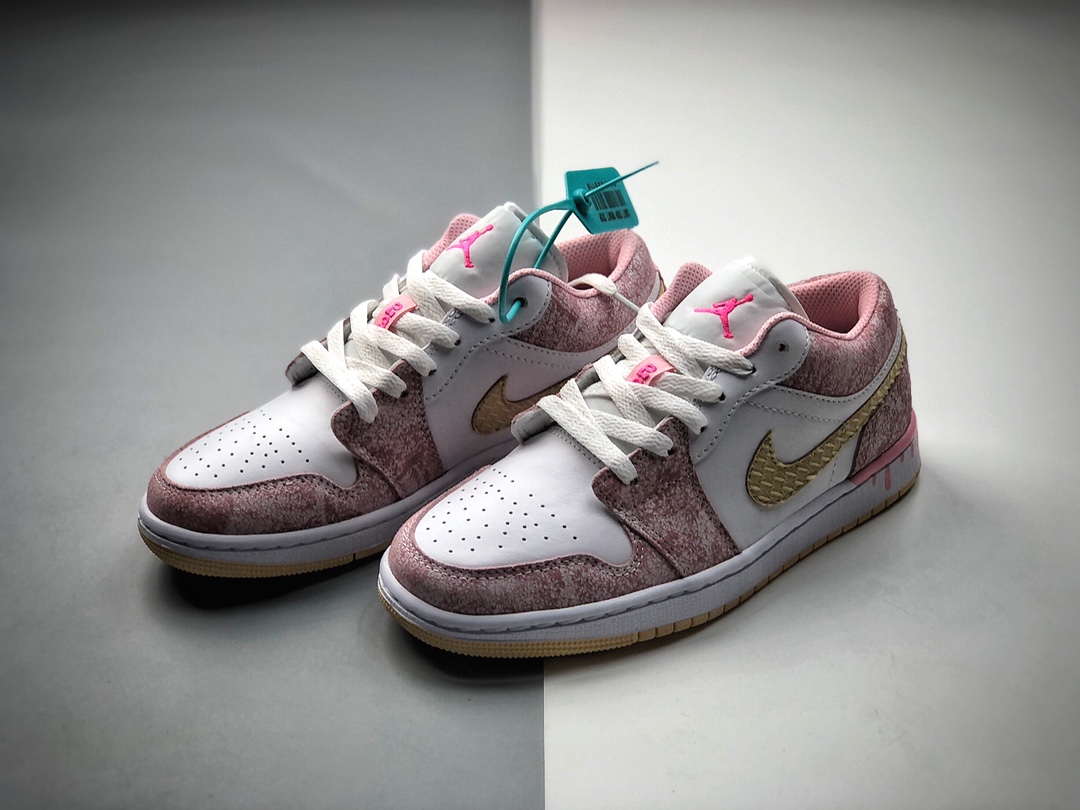 200 乔丹Jordan 1 Low GS AJ1 乔1aj1低帮冰淇淋 低帮篮球鞋CW7104-601