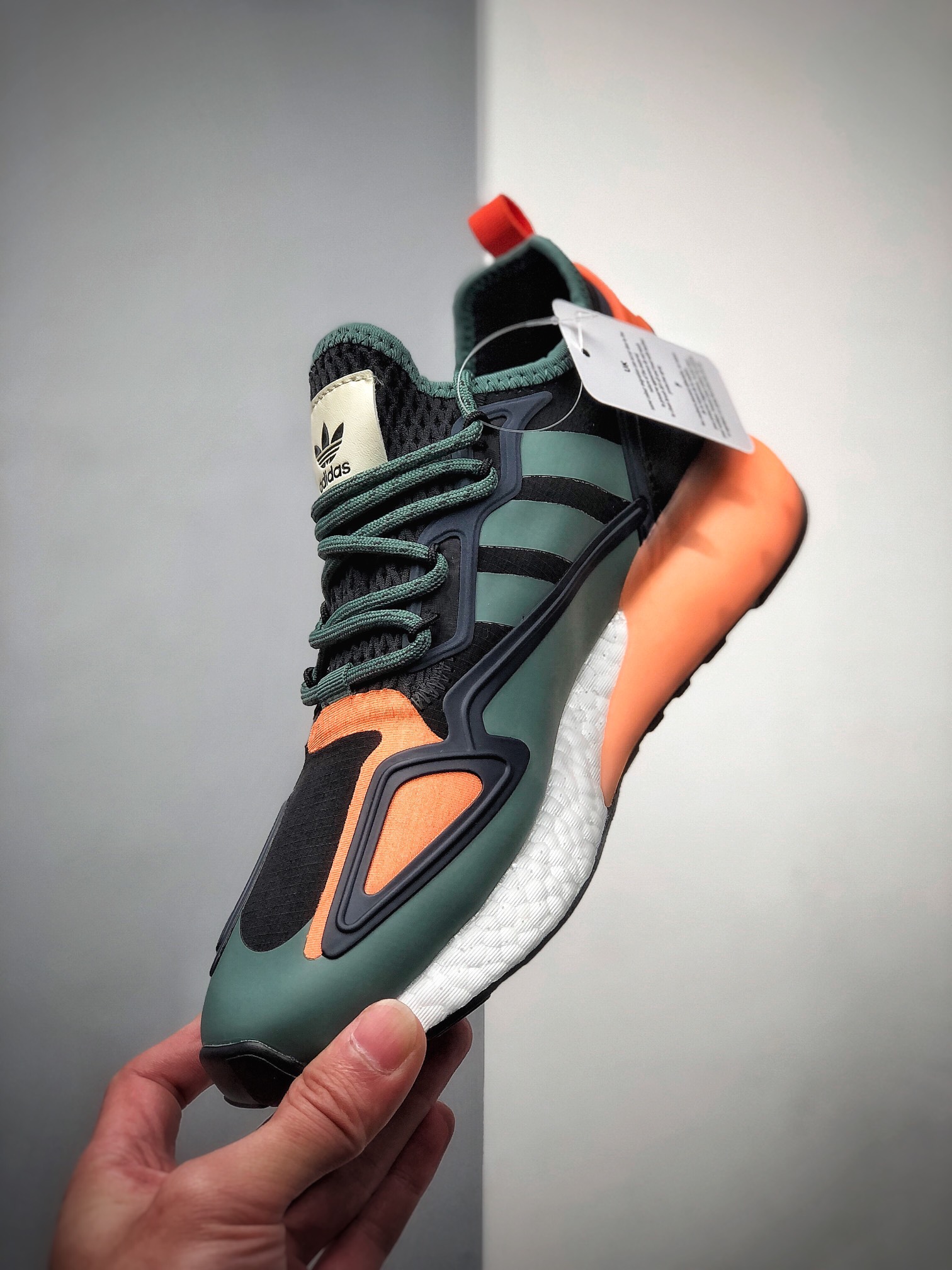 240 阿迪达斯 Adidas Originals ZX 2K Boost 全新爆米花缓震休闲运动跑鞋