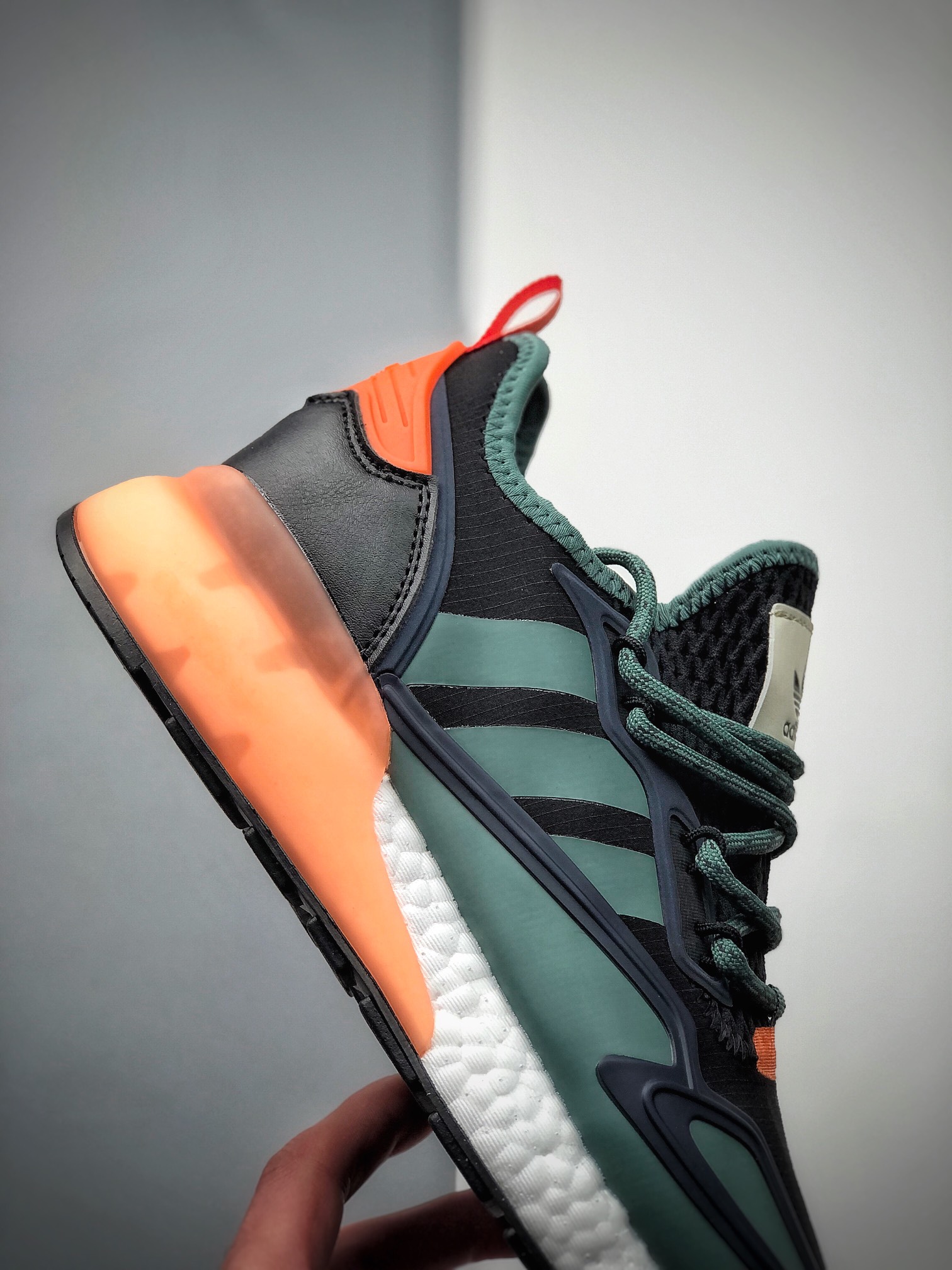 240 阿迪达斯 Adidas Originals ZX 2K Boost 全新爆米花缓震休闲运动跑鞋