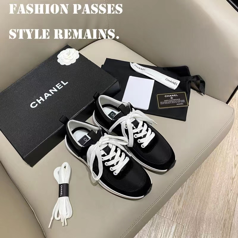 J5  𝐂𝐡a𝐧𝐞𝐥香奈儿最新小香运动爆款🎉🎉🎉青春时尚凤[拥抱]原板开发[强]顶级版本💪💪进口高丝光牛反绒[666]搭配进口尼龙防水羽绒布[胜利]原版五金扣[擦汗]原版AP材质大底轻便🎉[玫瑰]拉帮套楦工艺[爱心]女35-41男38-45