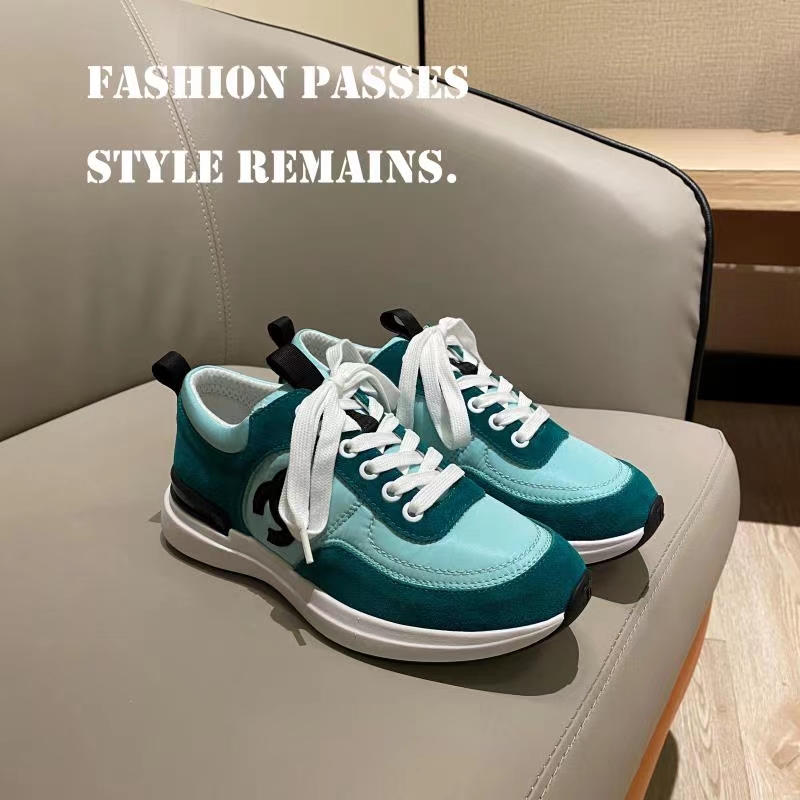 J5  𝐂𝐡a𝐧𝐞𝐥香奈儿最新小香运动爆款🎉🎉🎉青春时尚凤[拥抱]原板开发[强]顶级版本💪💪进口高丝光牛反绒[666]搭配进口尼龙防水羽绒布[胜利]原版五金扣[擦汗]原版AP材质大底轻便🎉[玫瑰]拉帮套楦工艺[爱心]女35-41男38-45