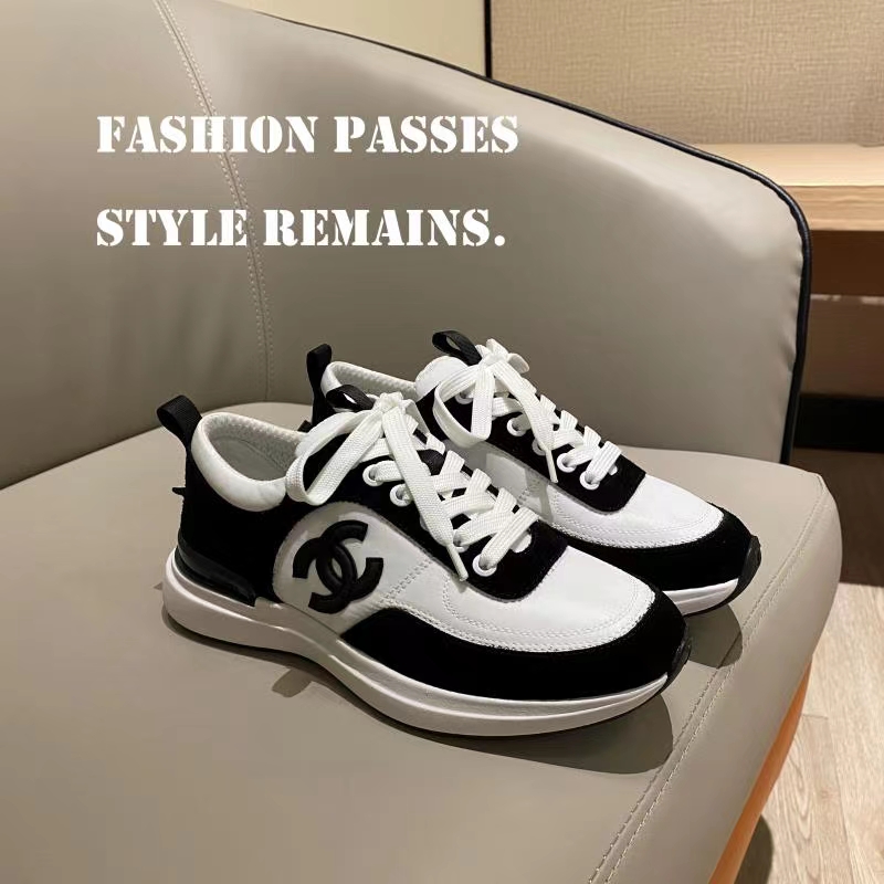 J5  𝐂𝐡a𝐧𝐞𝐥香奈儿最新小香运动爆款🎉🎉🎉青春时尚凤[拥抱]原板开发[强]顶级版本💪💪进口高丝光牛反绒[666]搭配进口尼龙防水羽绒布[胜利]原版五金扣[擦汗]原版AP材质大底轻便🎉[玫瑰]拉帮套楦工艺[爱心]女35-41男38-45