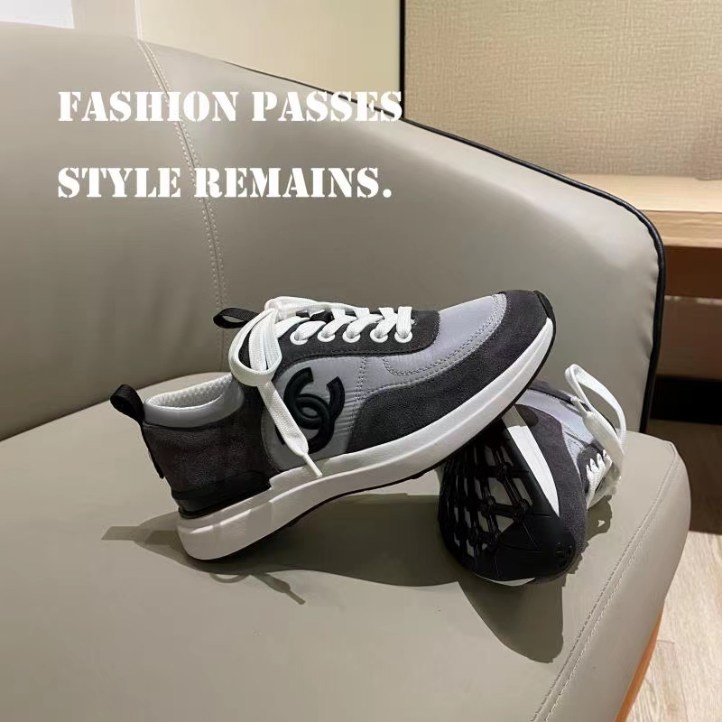 J5  𝐂𝐡a𝐧𝐞𝐥香奈儿最新小香运动爆款🎉🎉🎉青春时尚凤[拥抱]原板开发[强]顶级版本💪💪进口高丝光牛反绒[666]搭配进口尼龙防水羽绒布[胜利]原版五金扣[擦汗]原版AP材质大底轻便🎉[玫瑰]拉帮套楦工艺[爱心]女35-41男38-45