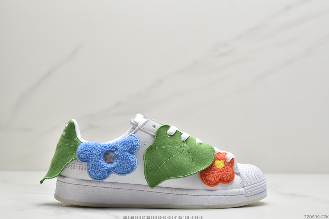 250 Melting Sadness x Adidas Originals Superstar “Bee With You” 米白红 GZ2674