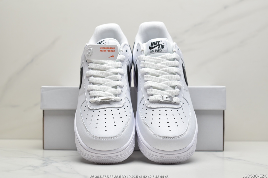 190 耐克NK Air Force 1 Low 空军一号经典低帮 白黑CJ0952-100