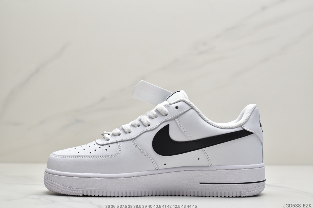 190 耐克NK Air Force 1 Low 空军一号经典低帮 白黑CJ0952-100