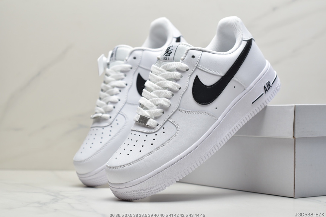 190 耐克NK Air Force 1 Low 空军一号经典低帮 白黑CJ0952-100