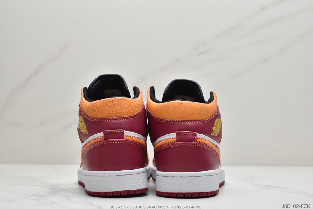 200 Nike Wmns Air Jordan 1 Mid SE”Familia”AJ1乔丹一代中帮经典复古文化休闲运动篮球鞋“亡灵节白黄粉”DC0350-100
