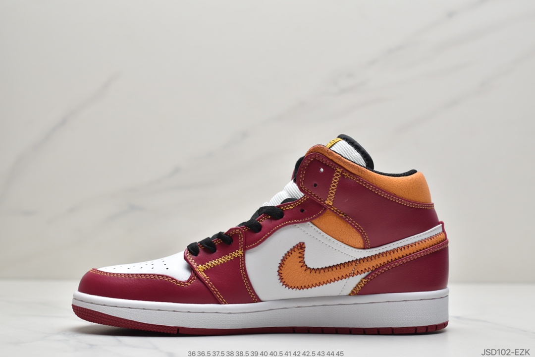200 Nike Wmns Air Jordan 1 Mid SE”Familia”AJ1乔丹一代中帮经典复古文化休闲运动篮球鞋“亡灵节白黄粉”DC0350-100