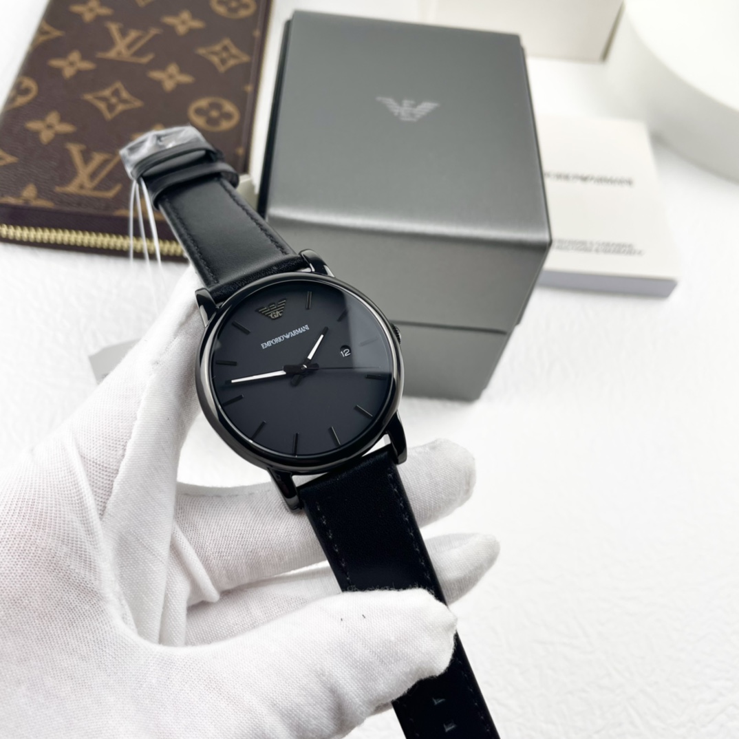 P200 【阿玛尼】Armani/阿玛尼手表男经典时尚休闲钢带石英表男表 原单品质，316L钢。 豪华气息，提高你个人魅力和生活品味~