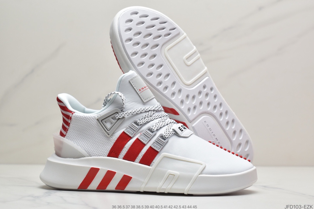 180 Adidas阿迪达斯 EQT BASK ADV支撑者系列 针织轻便复古慢跑鞋  FW4250