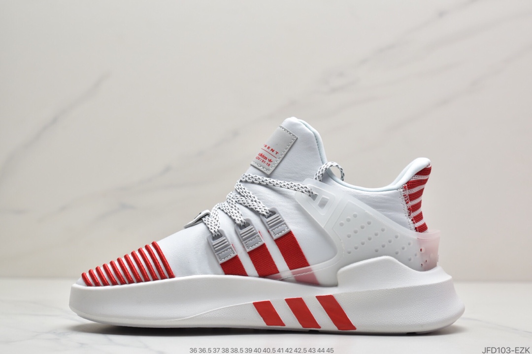 180 Adidas阿迪达斯 EQT BASK ADV支撑者系列 针织轻便复古慢跑鞋  FW4250