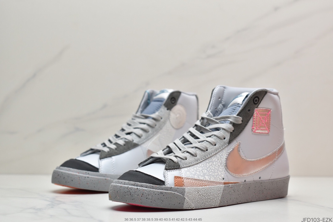 170 耐克Nike Blazer Mid ’1977 Vintage”Spider Web”经典开拓者高帮百搭休闲运动板鞋DC1929-001