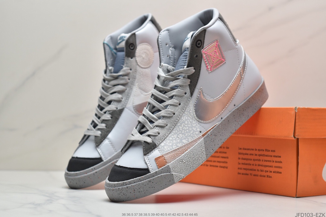 170 耐克Nike Blazer Mid ’1977 Vintage”Spider Web”经典开拓者高帮百搭休闲运动板鞋DC1929-001