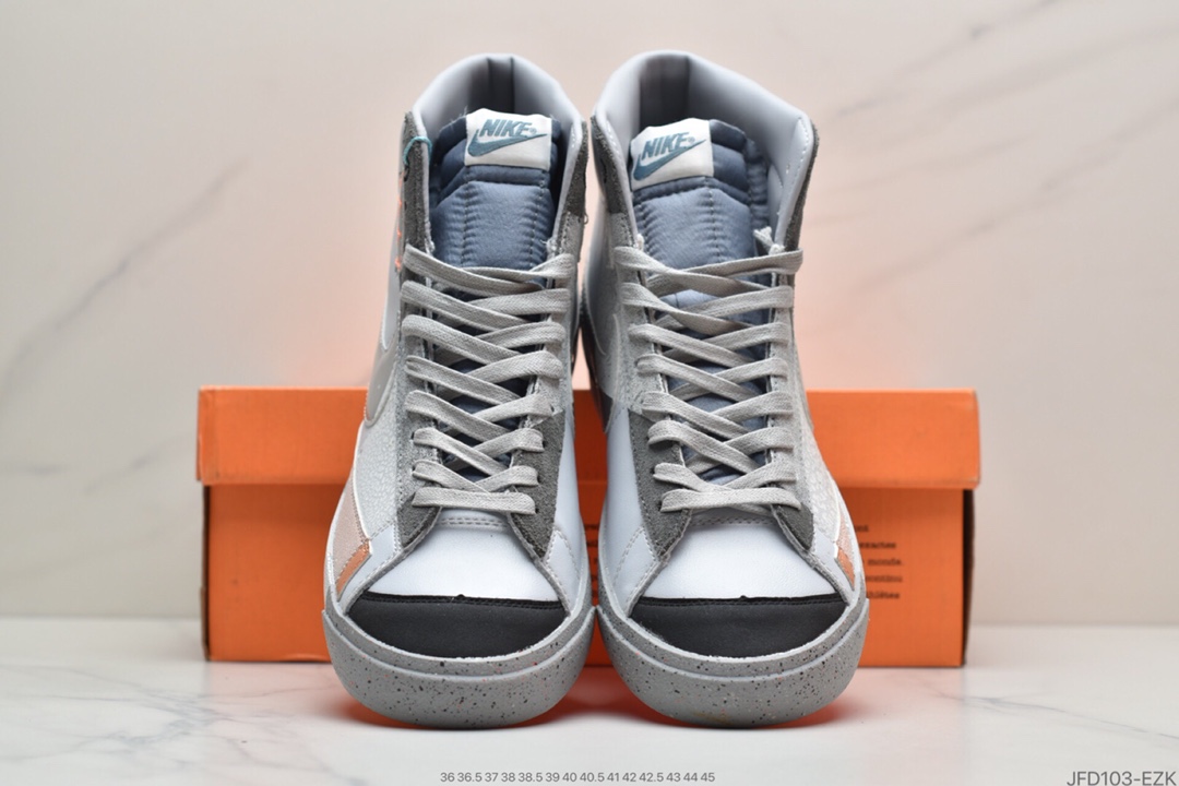 170 耐克Nike Blazer Mid ’1977 Vintage”Spider Web”经典开拓者高帮百搭休闲运动板鞋DC1929-001