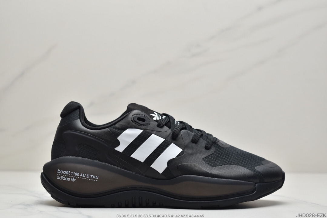 190  阿迪达斯AD ZX Alkyne Boost 易烊玺千同款  花米爆中底 古复运动闲休跑步鞋 GZ8913