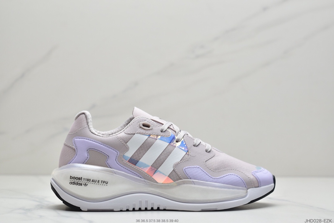 190  阿迪达斯AD ZX Alkyne Boost 易烊玺千同款  花米爆中底 古复运动闲休跑步鞋 GZ8913