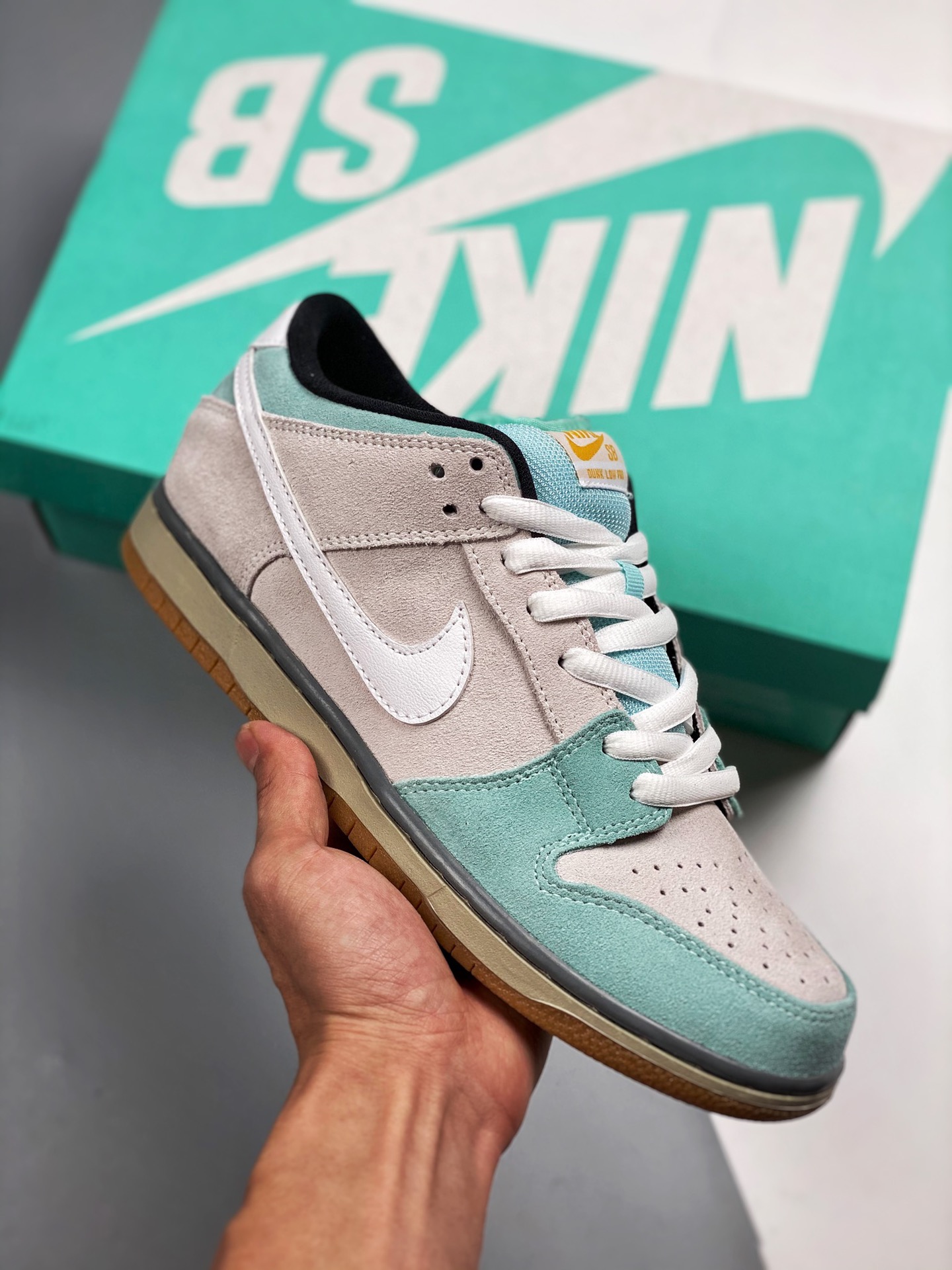Nk Dunk SB Low Gulf 灰蓝 出货实拍首发 公司级品质出货 清洁度 电绣工艺 皮料切割干净无任何毛边 细节完美 尺码：39 40 40.5 41 42 42.5 43 44 44.5 45