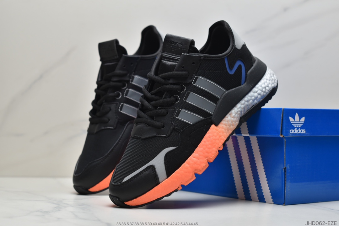 200 阿迪达斯Adidas Nite Jogger 2020 Boost联名夜行者复古跑鞋 2012WZYFEI  FY3686