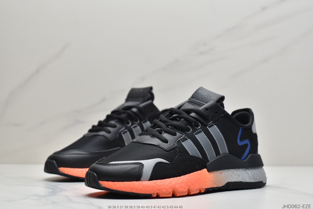 200 阿迪达斯Adidas Nite Jogger 2020 Boost联名夜行者复古跑鞋 2012WZYFEI  FY3686