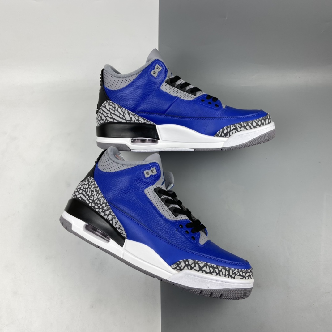 380 Air Jordan 3“Varsity Royal”AJ3 乔3头层皇家蓝 CT8532-400