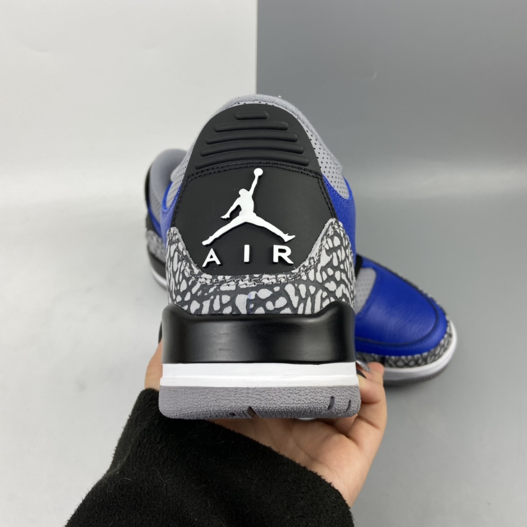 380 Air Jordan 3“Varsity Royal”AJ3 乔3头层皇家蓝 CT8532-400
