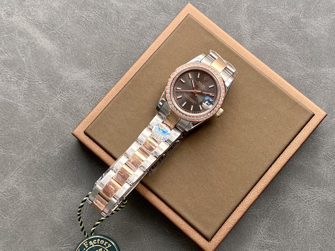 SK Factory 劳力士Rolex 日志型31mm 自動巻き女性用腕時計