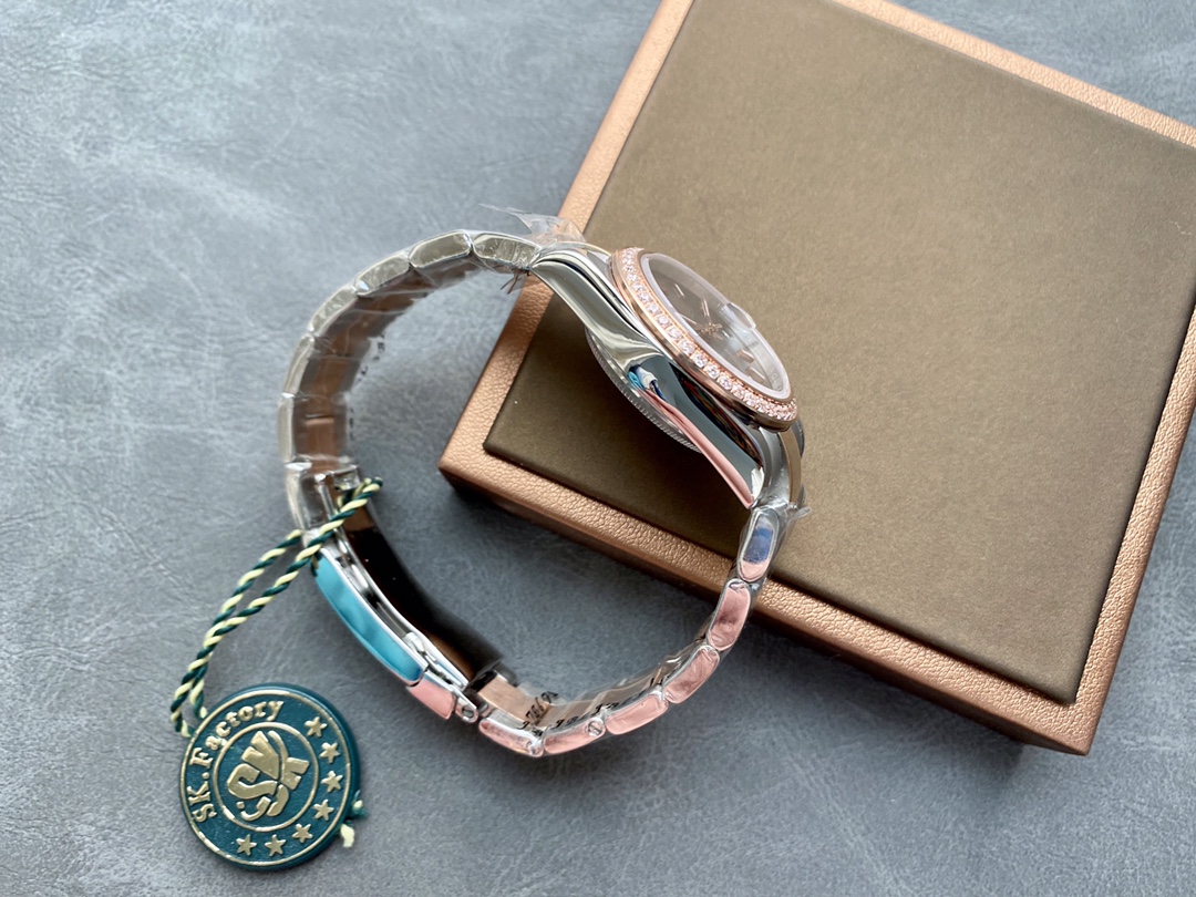 SK Factory 劳力士Rolex 日志型31mm 自動巻き女性用腕時計